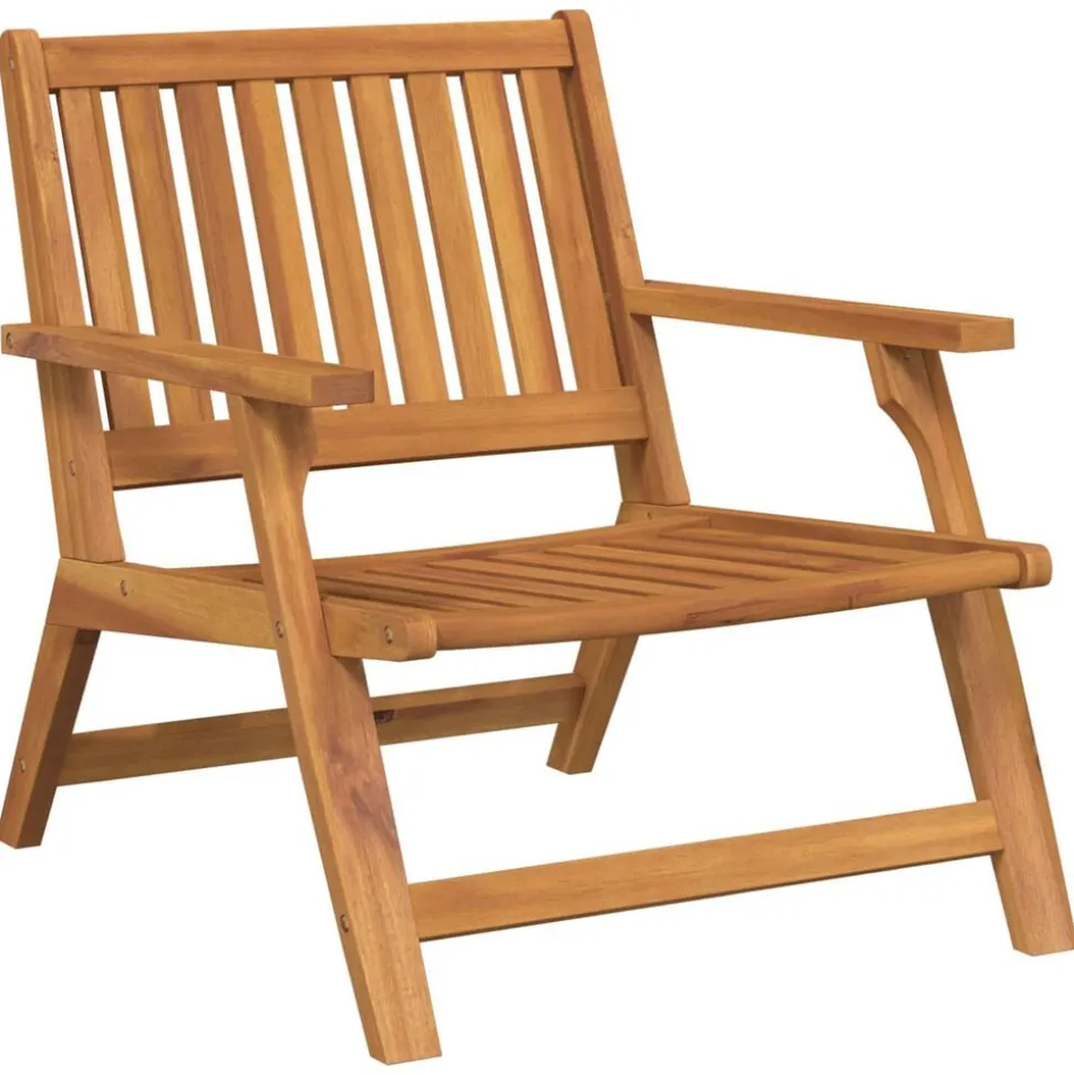 vidaXL Relaxbank 2 pcs Bruin Massief Acaciahout
