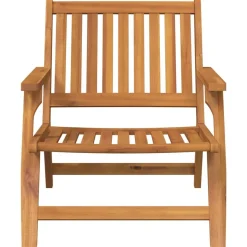 vidaXL Relaxbank 2 pcs Bruin Massief Acaciahout
