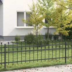vidaXL Ringhek Tilburg Zwart