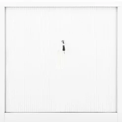 vidaXL Roldeurkast 90x40x90 cm staal wit