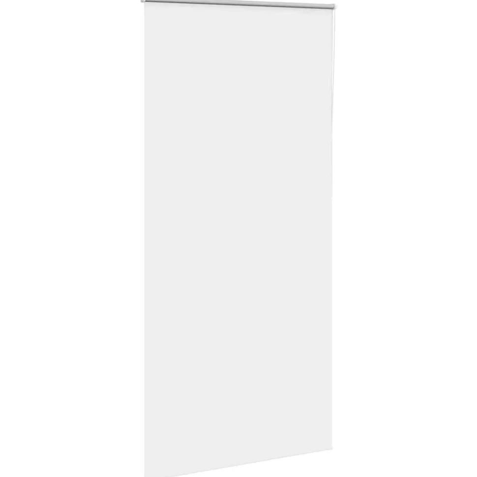 vidaXL Rolgordijn verduisterend 110x230 cm stofbreedte 105,7 cm wit