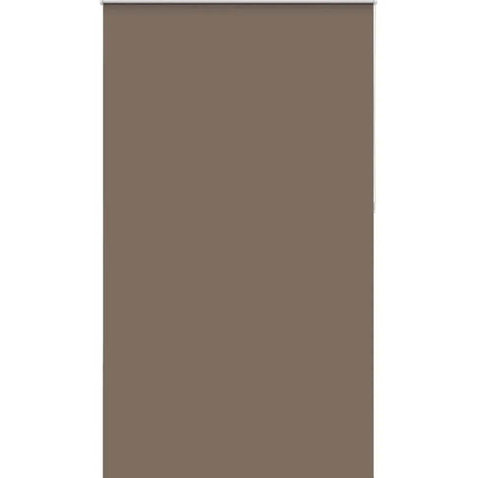 vidaXL Rolgordijn verduisterend koffie 120x230 cm stofbreedte 116,6 cm