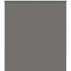 vidaXL Rolgordijn verduisterend 120x130 cm stofbreedte 116,6 cm grijs