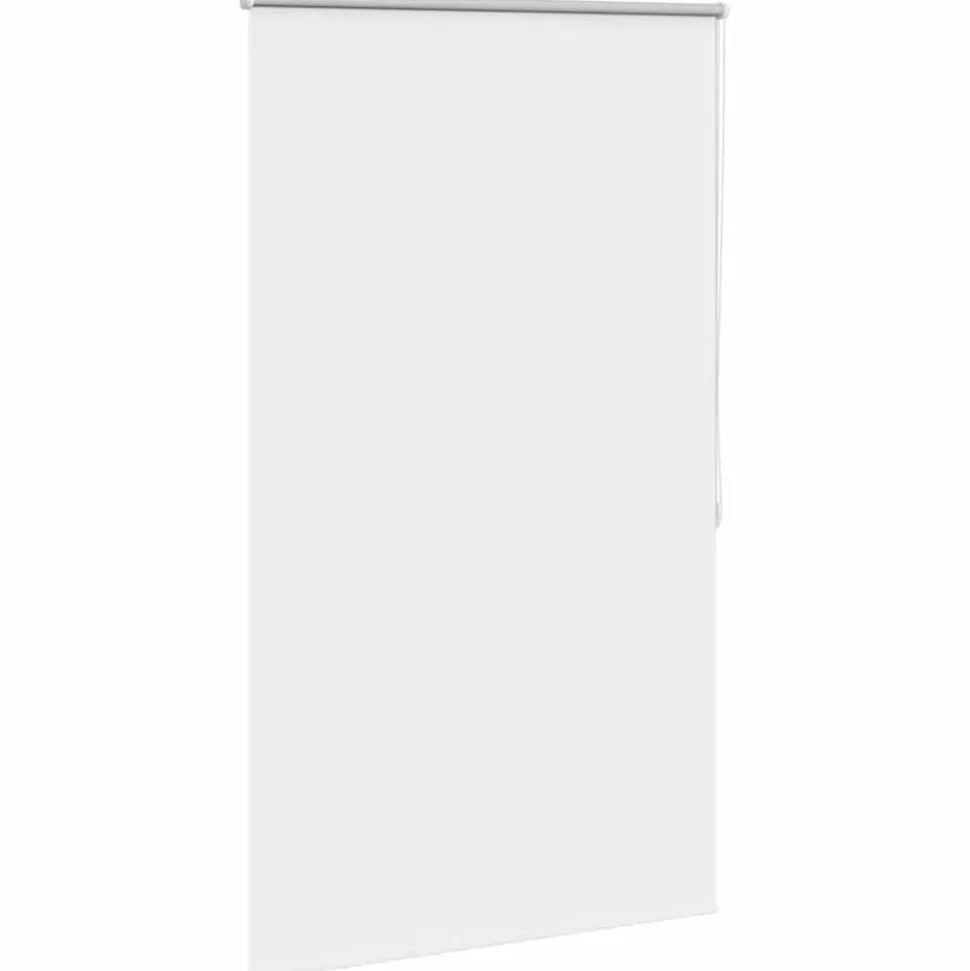 vidaXL Rolgordijn verduisterend 84,4 x 175 cm stofbreedte 80 cm wit