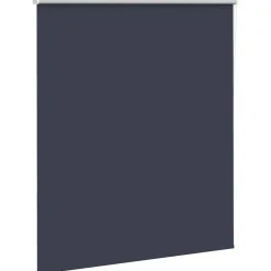 vidaXL Rolgordijn verduisterend 120x130 cm stofbreedte 116,6 cm blauw