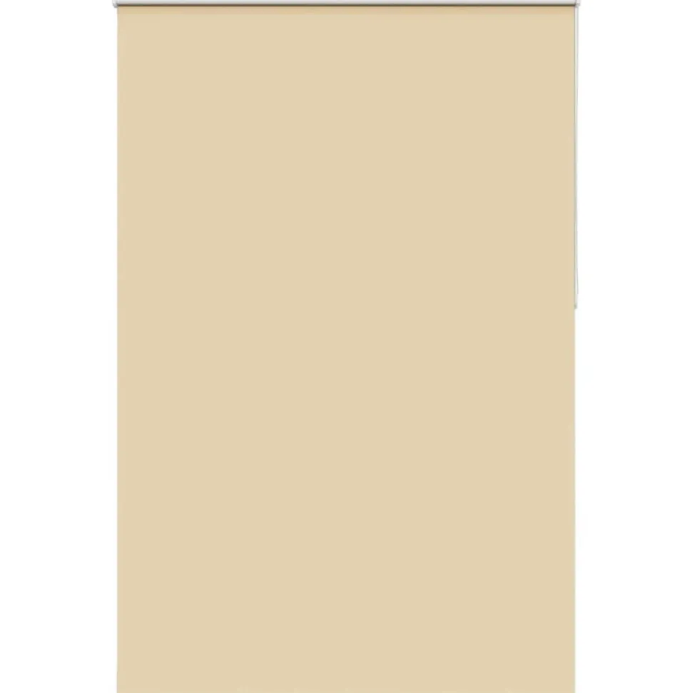 vidaXL Rolgordijn verduisterend 150x230 cm stofbreedte 146,6 cm beige
