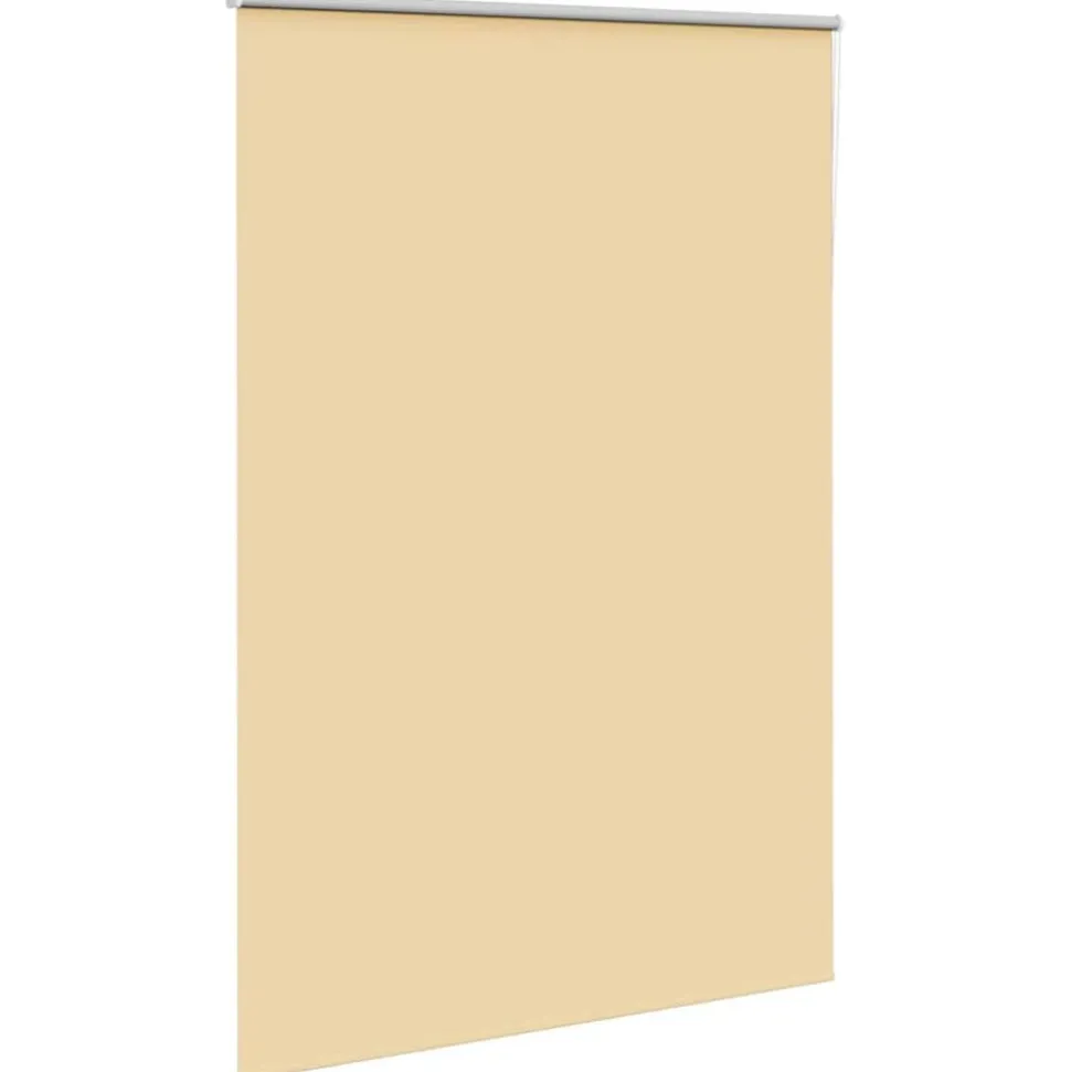 vidaXL Rolgordijn verduisterend 150x230 cm stofbreedte 146,6 cm beige