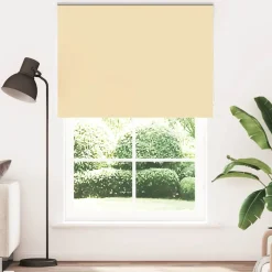 vidaXL Rolgordijn verduisterend 160x230 cm stofbreedte 156,6 cm beige