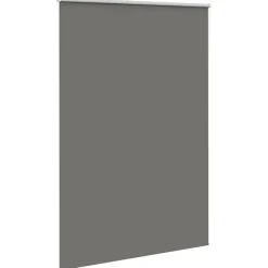 vidaXL Rolgordijn verduisterend 155x210 cm stofbreedte 151,6 cm grijs
