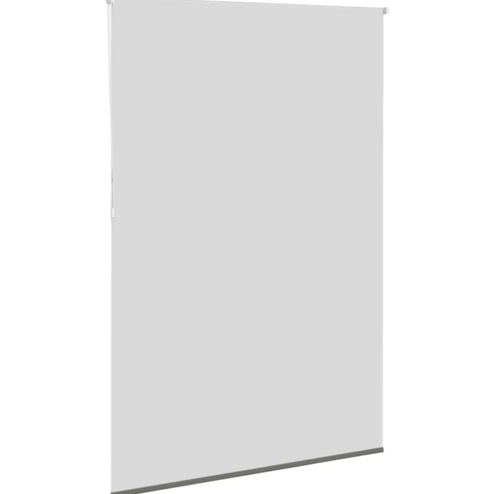 vidaXL Rolgordijn verduisterend 155x210 cm stofbreedte 151,6 cm grijs
