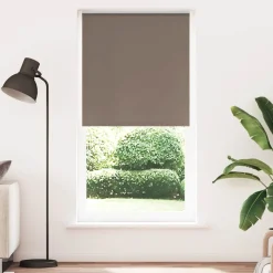vidaXL Rolgordijn verduisterend koffie 110x230 cm stofbreedte 105,7 cm