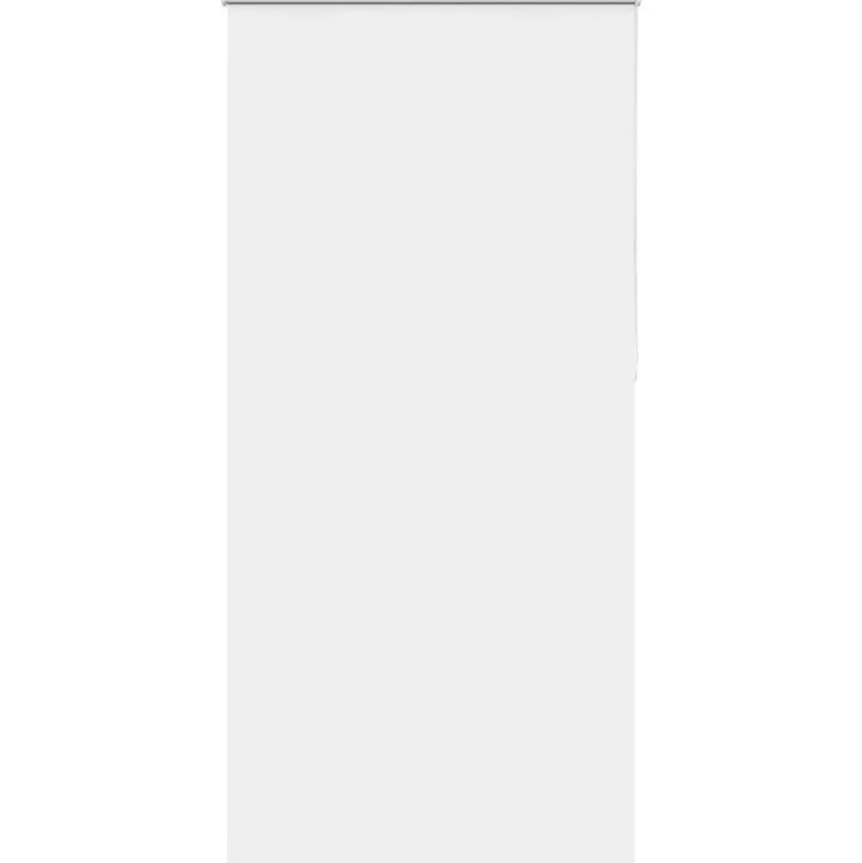 vidaXL Rolgordijn verduisterend 115x210 cm stofbreedte 110,7 cm wit