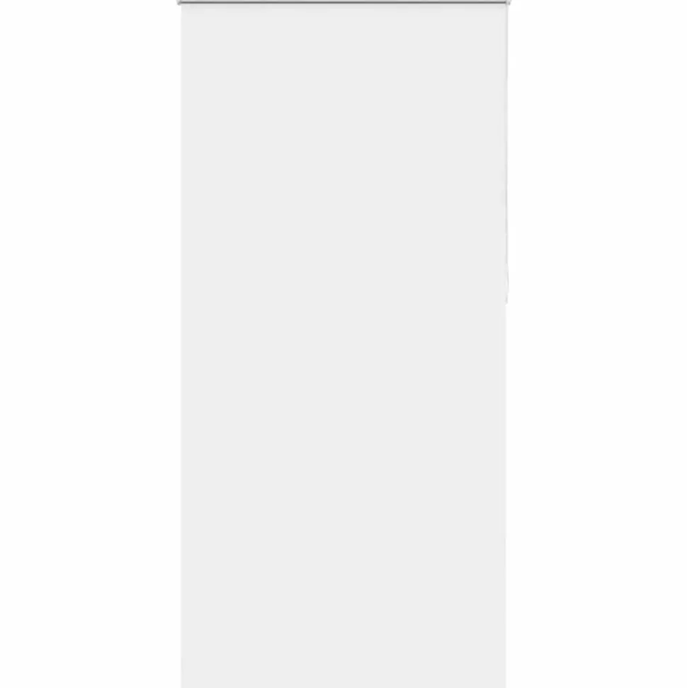 vidaXL Rolgordijn verduisterend 110x210 cm stofbreedte 105,7 cm wit