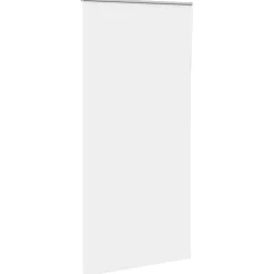 vidaXL Rolgordijn verduisterend 110x210 cm stofbreedte 105,7 cm wit