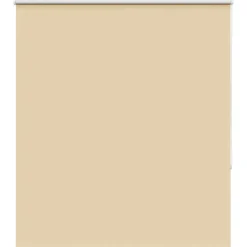 vidaXL Rolgordijn verduisterend 130x175 cm stofbreedte 126,6 cm beige