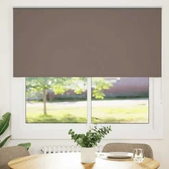 vidaXL Rolgordijn verduisterend koffie 150x130 cm stofbreedte 146,6 cm