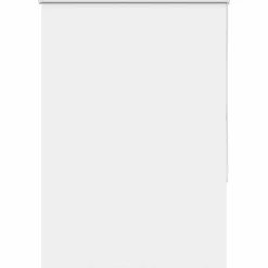 vidaXL Rolgordijn verduisterend 105x130 cm stofbreedte 100,7 cm wit
