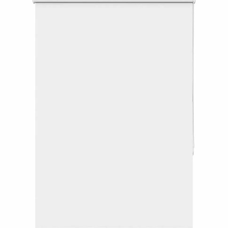 vidaXL Rolgordijn verduisterend 105x130 cm stofbreedte 100,7 cm wit