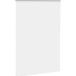 vidaXL Rolgordijn verduisterend 105x130 cm stofbreedte 100,7 cm wit