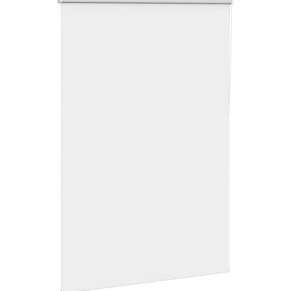 vidaXL Rolgordijn verduisterend 105x130 cm stofbreedte 100,7 cm wit