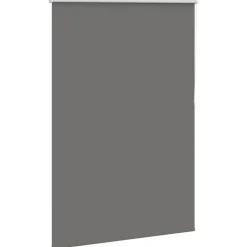 vidaXL Rolgordijn verduisterend 110x150 cm stofbreedte 105,7 cm grijs