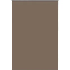 vidaXL Rolgordijn verduisterend koffie 160x230 cm stofbreedte 156,6 cm