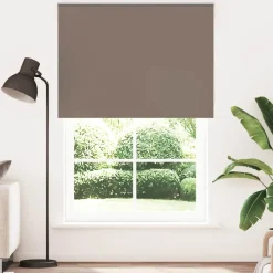 vidaXL Rolgordijn verduisterend koffie 160x230 cm stofbreedte 156,6 cm