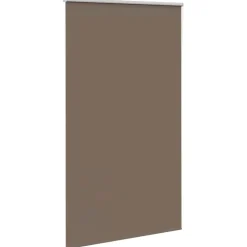 vidaXL Rolgordijn verduisterend koffie 130x230 cm stofbreedte 126,6 cm