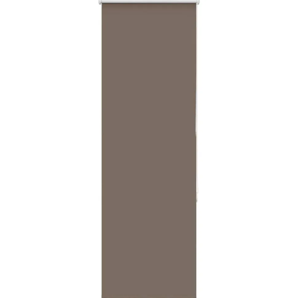vidaXL Rolgordijn verduisterend koffie 40x130 cm stofbreedte 35,7 cm