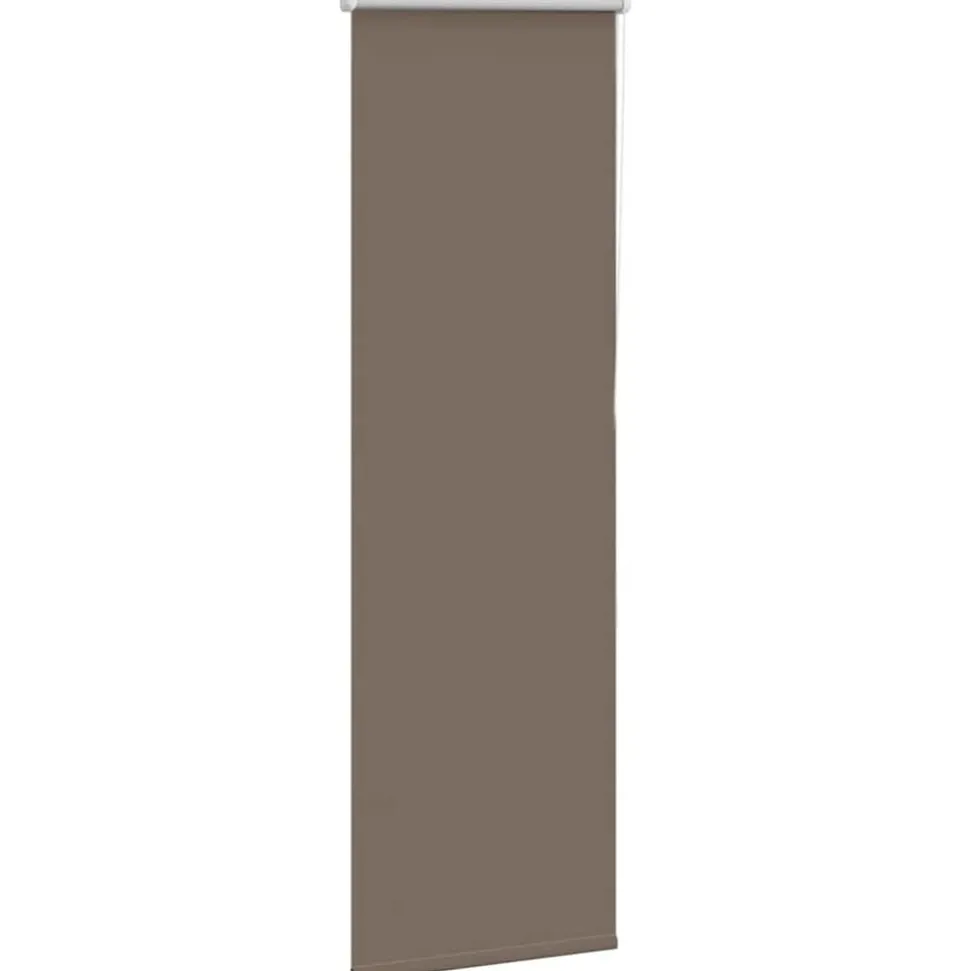 vidaXL Rolgordijn verduisterend koffie 40x130 cm stofbreedte 35,7 cm