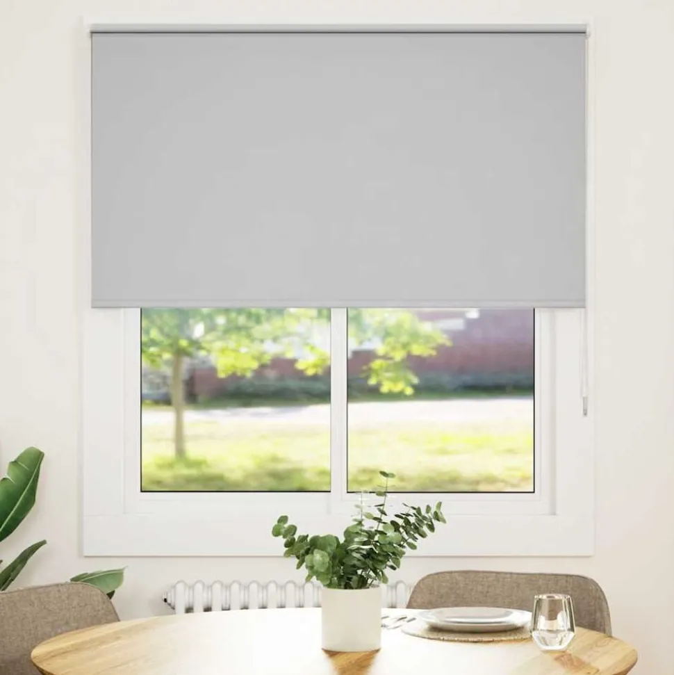 vidaXL Rolgordijn verduisterend 120x150 cm stofbreedte 116,6 cm