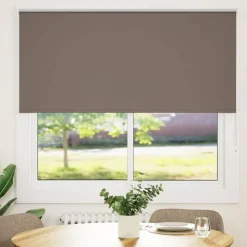vidaXL Rolgordijn verduisterend koffie 160x175 cm stofbreedte 156,6 cm