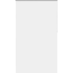 vidaXL Rolgordijn verduisterend 120x230 cm stofbreedte 116,6 cm wit