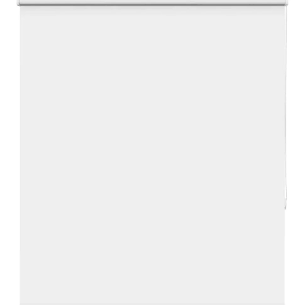 vidaXL Rolgordijn verduisterend 140x150 cm stofbreedte 136,6 cm wit