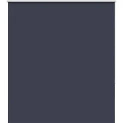 vidaXL Rolgordijn verduisterend 130x175 cm stofbreedte 126,6 cm blauw