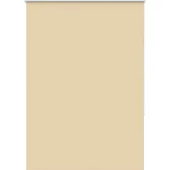 vidaXL Rolgordijn verduisterend 105x130 cm stofbreedte 100,7 cm beige