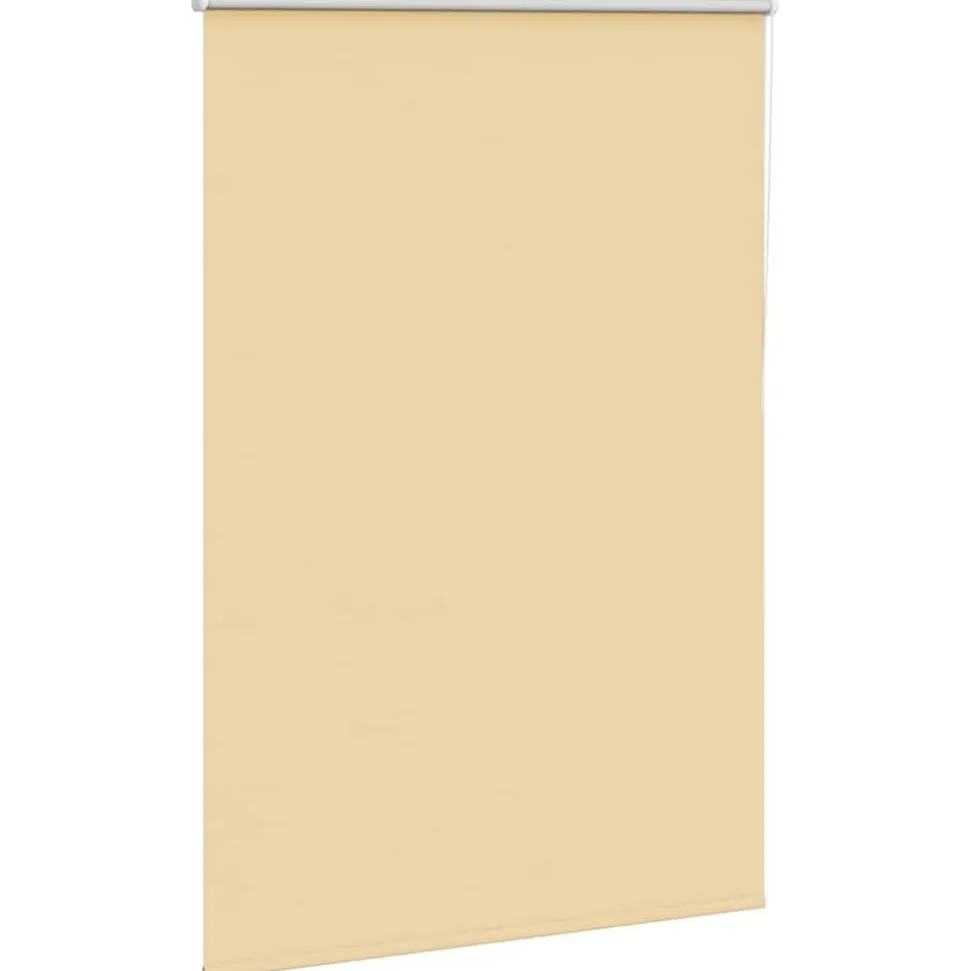 vidaXL Rolgordijn verduisterend 105x130 cm stofbreedte 100,7 cm beige