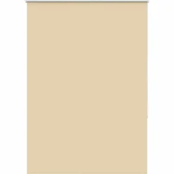vidaXL Rolgordijn verduisterend 110x175 cm stofbreedte 105,7 cm beige