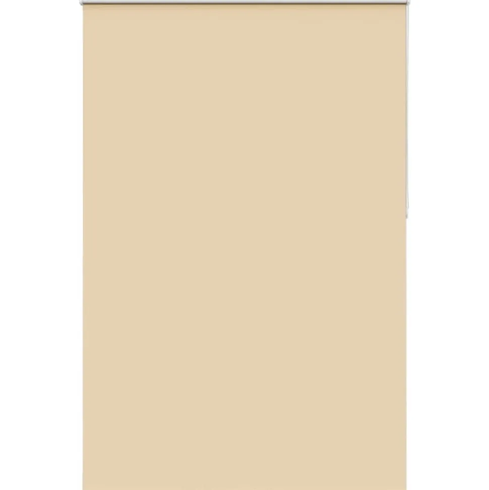 vidaXL Rolgordijn verduisterend 150x210 cm stofbreedte 146,6 cm beige