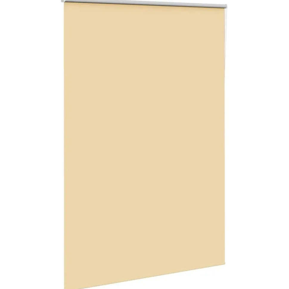 vidaXL Rolgordijn verduisterend 150x210 cm stofbreedte 146,6 cm beige
