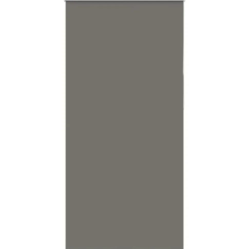 vidaXL Rolgordijn verduisterend 105x230 cm stofbreedte 100,7 cm grijs