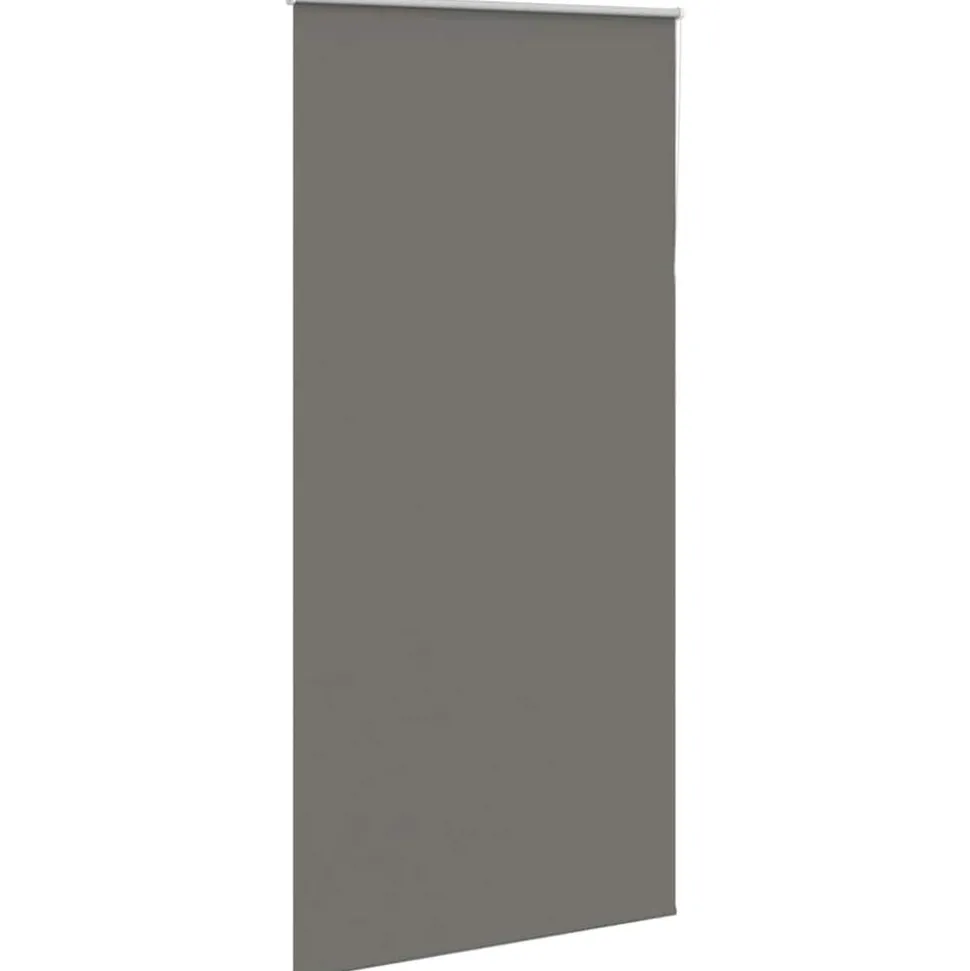 vidaXL Rolgordijn verduisterend 105x230 cm stofbreedte 100,7 cm grijs