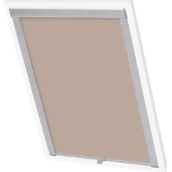 vidaXL Rolgordijn verduisterend beige MK08