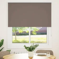 vidaXL Rolgordijn verduisterend koffie 120x175 cm stofbreedte 116,6 cm