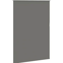 vidaXL Rolgordijn verduisterend 110x175 cm stofbreedte 105,7 cm grijs