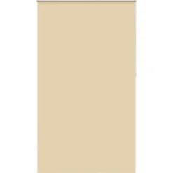 vidaXL Rolgordijn verduisterend 140x230 cm stofbreedte 136,6 cm beige