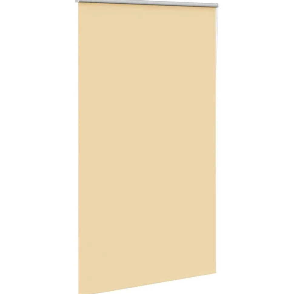 vidaXL Rolgordijn verduisterend 140x230 cm stofbreedte 136,6 cm beige