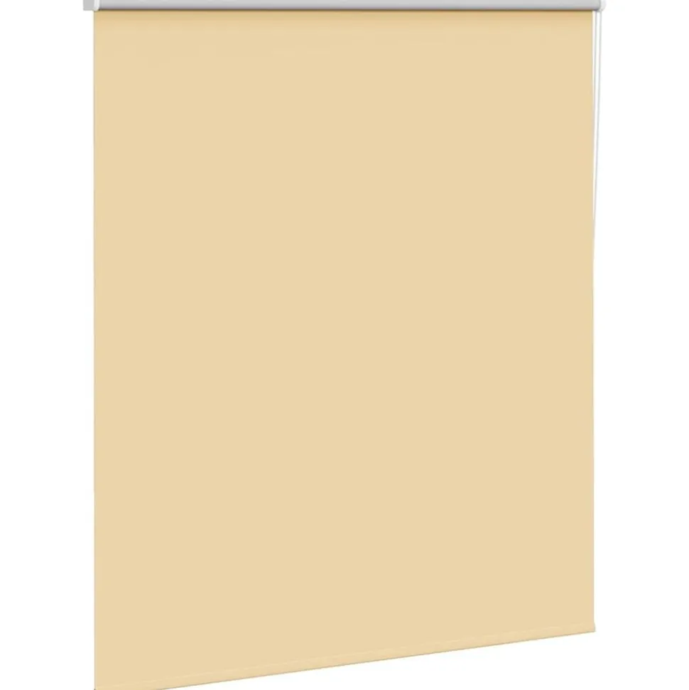 vidaXL Rolgordijn verduisterend 120x175 cm stofbreedte 116,6 cm beige