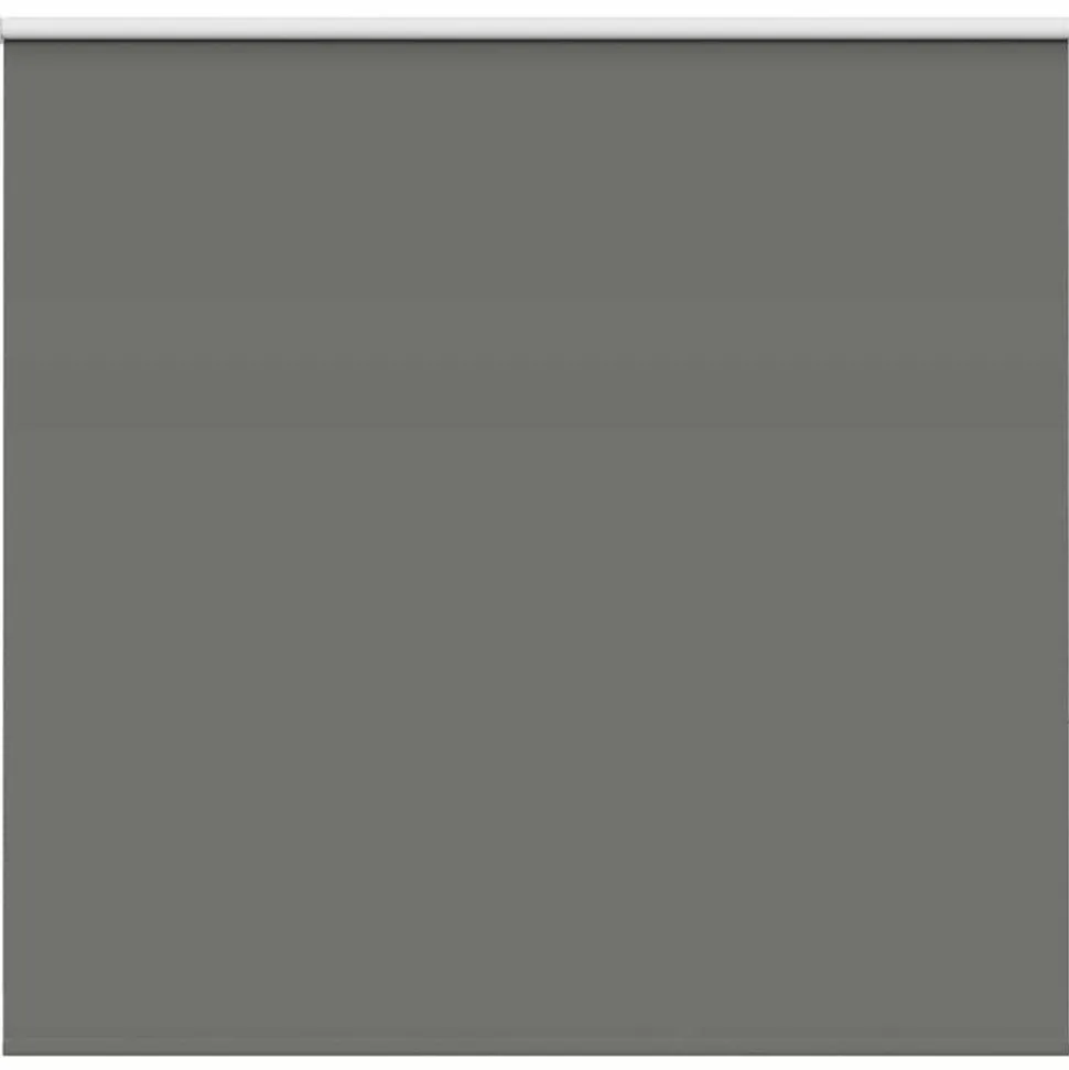 vidaXL Rolgordijn verduisterend 155x175 cm stofbreedte 151,6 cm grijs
