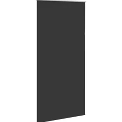 vidaXL Rolgordijn verduisterend 105x210 cm stofbreedte 100,7 cm zwart